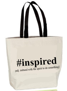"INSPIRED" tote