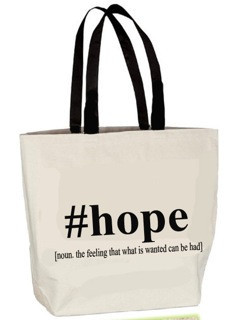 "HOPE" tote